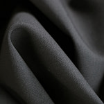 Smoke gray stretch wool gabardine fabric | new tess