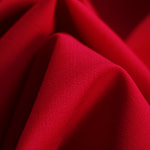 Campari red stretch wool gabardine fabric | new tess