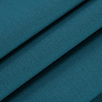 Peacock blue stretch wool gabardine fabric | new tess