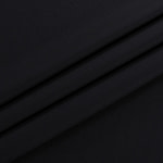 Black stretch wool gabardine fabric | new tess