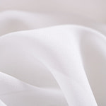 Ivory White Silk Georgette Apparel Fabric