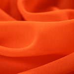 Coral orange georgette fabric | new tess