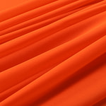 Coral orange georgette fabric | new tess