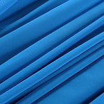 Portofino blue georgette fabric | new tess