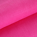 Cyclamen fuchsia linen blend fabric | new tess