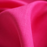 Cyclamen fuchsia linen blend fabric | new tess
