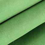 Grass green linen blend fabric | new tess