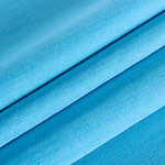 Turquoise blue linen blend fabric | new tess