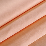 Peach orange linen blend fabric | new tess