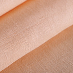 Peach orange linen blend fabric | new tess