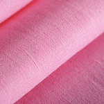 Baby pink linen blend fabric | new tess
