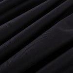 Tissu piqué de coton stretch noir pour vêtements
