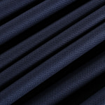 Denim blue stretch cotton piqué fabric | new tess