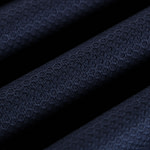 Denim blue stretch cotton piqué fabric | new tess