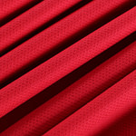 Fire red stretch cotton piqué fabric | new tess