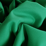 Green green stretch cotton piqué fabric | new tess