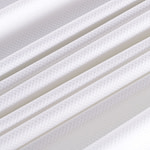 Optical white stretch cotton piqué fabric | new tess
