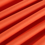 Tangerine orange stretch cotton piqué fabric | new tess