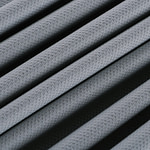 Aluminium silver stretch cotton piqué fabric | new tess