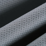 Aluminium silver stretch cotton piqué fabric | new tess