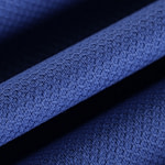 Sapphire blue stretch cotton piqué fabric | new tess