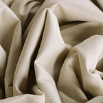 Ecru beige stretch cotton piqué fabric | new tess
