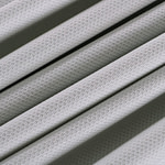 Pearl silver stretch cotton piqué fabric | new tess