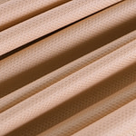 Blush pink stretch cotton piqué fabric | new tess