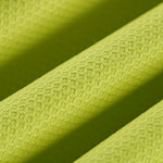 Acid green stretch cotton piqué fabric | new tess