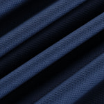 Avio blue stretch cotton piqué fabric | new tess