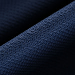 Avio blue stretch cotton piqué fabric | new tess
