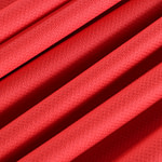 Coral orange stretch cotton piqué fabric | new tess