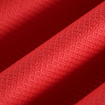 Coral orange stretch cotton piqué fabric | new tess