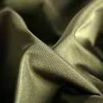 Moss green radzemire fabric in pure silk | new tess