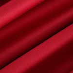 Fire red lightweight stretch cotton sateen fabric | new tess