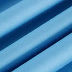 Tessuto Rasatello Di Cotone Stretch Turchese per Abbigliamento