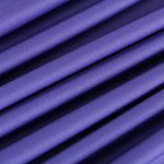 Tessuto Rasatello Di Cotone Stretch Iris per Abbigliamento