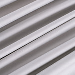 Pearl silver lightweight stretch cotton sateen fabric | new tess