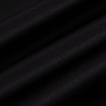 Black lightweight stretch cotton sateen fabric | new tess