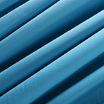 Antilles blue pure silk shantung satin fabric | new tess
