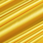 Lemon yellow stretch silk satin fabric | new tess
