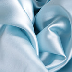 Light blue stretch silk satin fabric | new tess