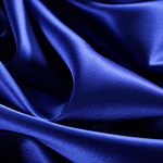 Tissu Couture Satin stretch Bleu royal en Soie, Stretch
