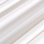 Ivory white stretch cotton satin fabric | new tess