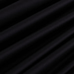 Black stretch cotton satin fabric | new tess