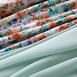 Printed viscose muslin fabric | new tess
