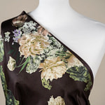 Tessuto Twill Peonie ST000788 per Abbigliamento
