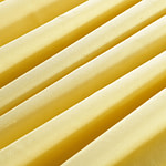 Sun yellow pure silk shantung satin fabric | new tess