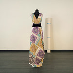 Tessuto Foulard Patchwork TC000886 per Abbigliamento