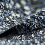 Floral embroidered and sequined tulle fabric | new tess
